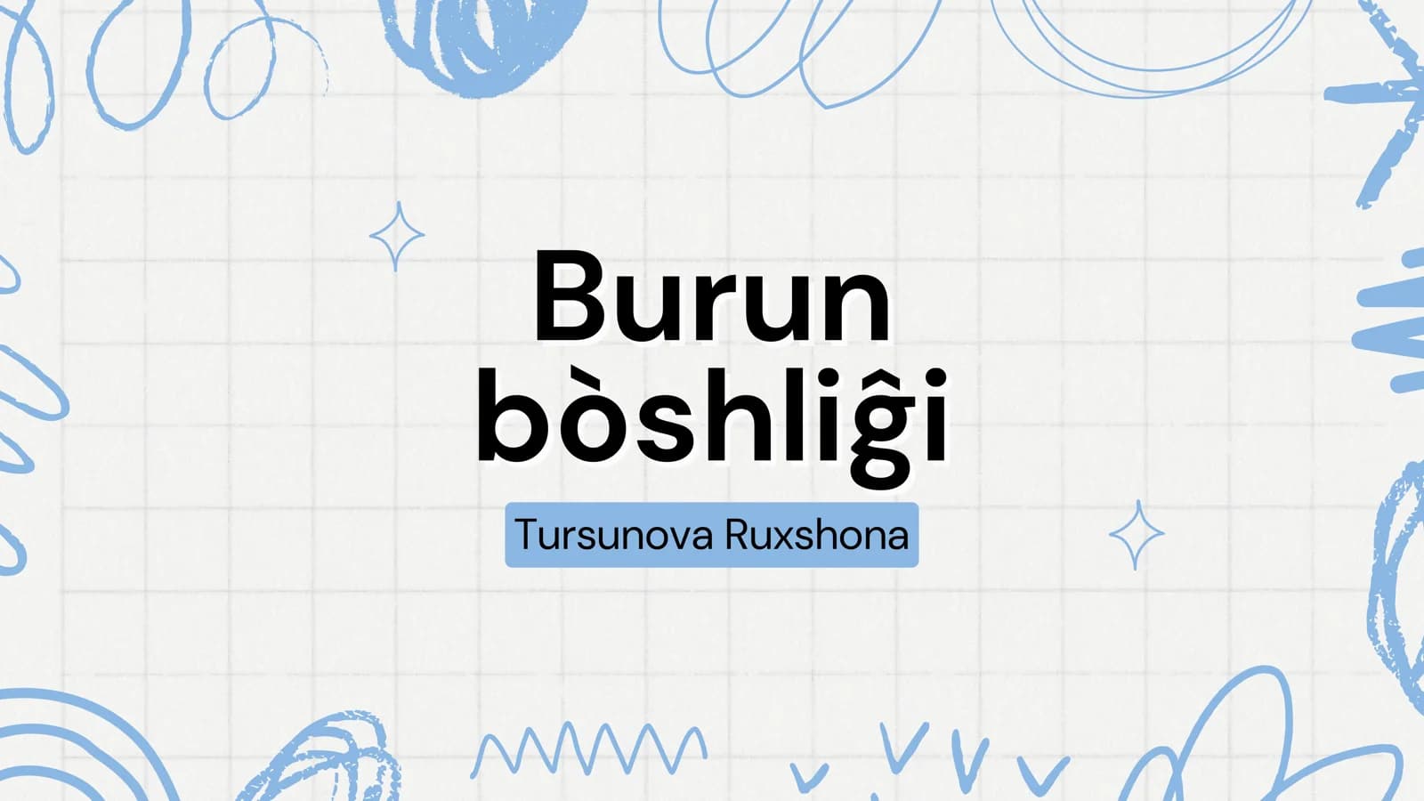Burun bo‘shlig‘i (cavum nasi)