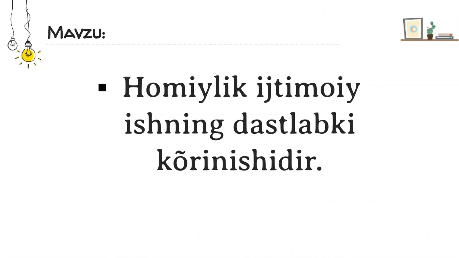 Homiylik ijtimoiy ishning dastlabki kõrinishidir.