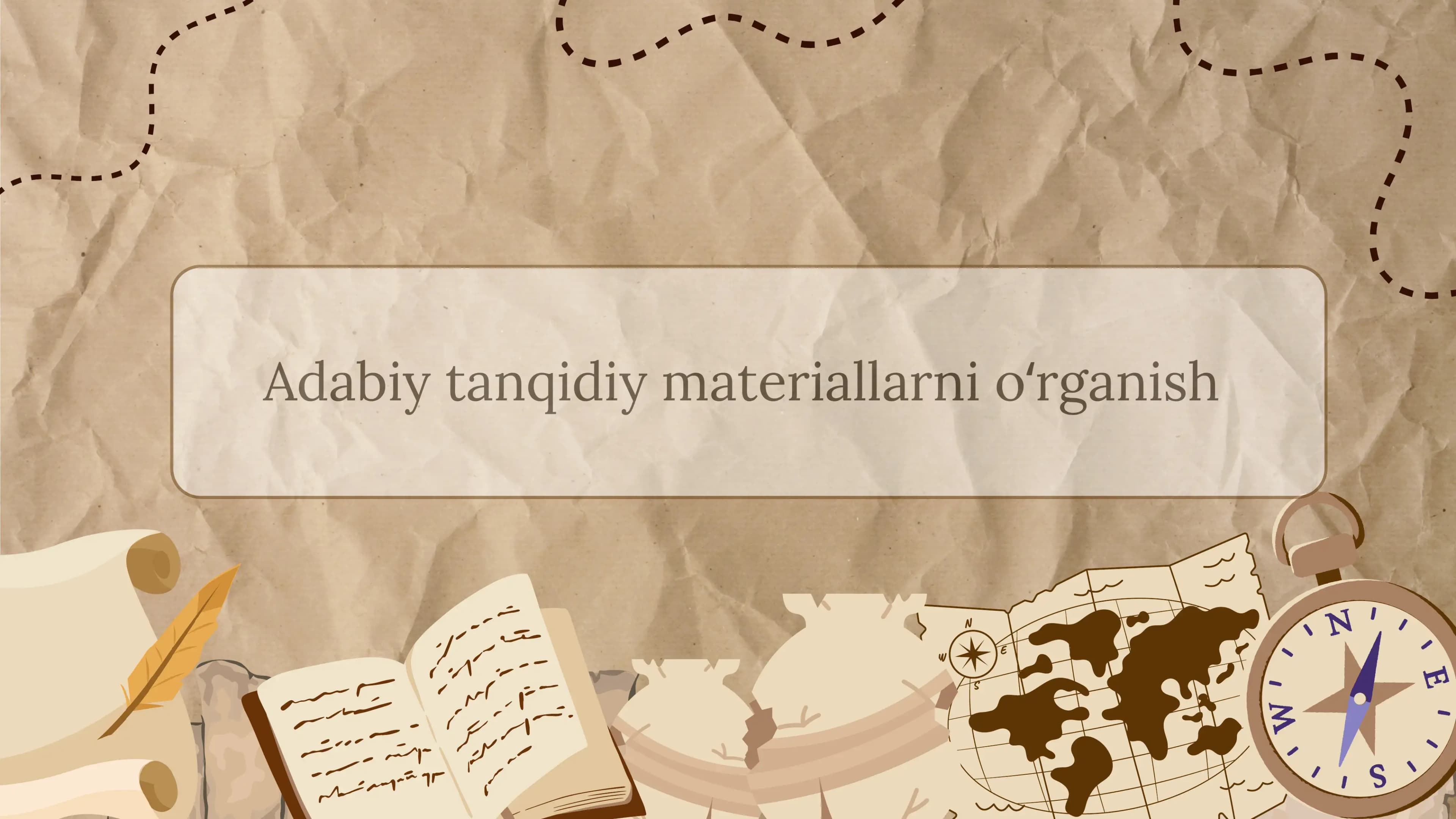 adabiy tanqidiy materiallar