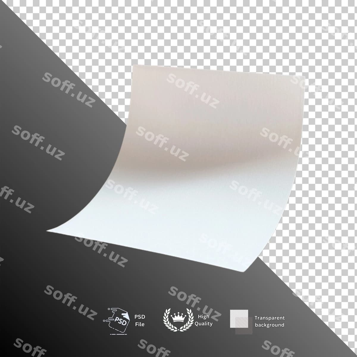Qog'oz shaffof orqa fonda ajraltirilgan | Paper isolated transparent background