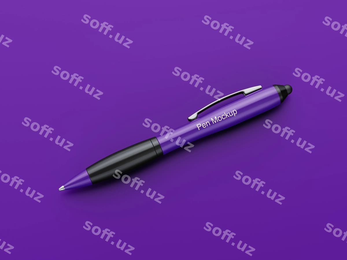 Ruchka modeli | Pen mockup