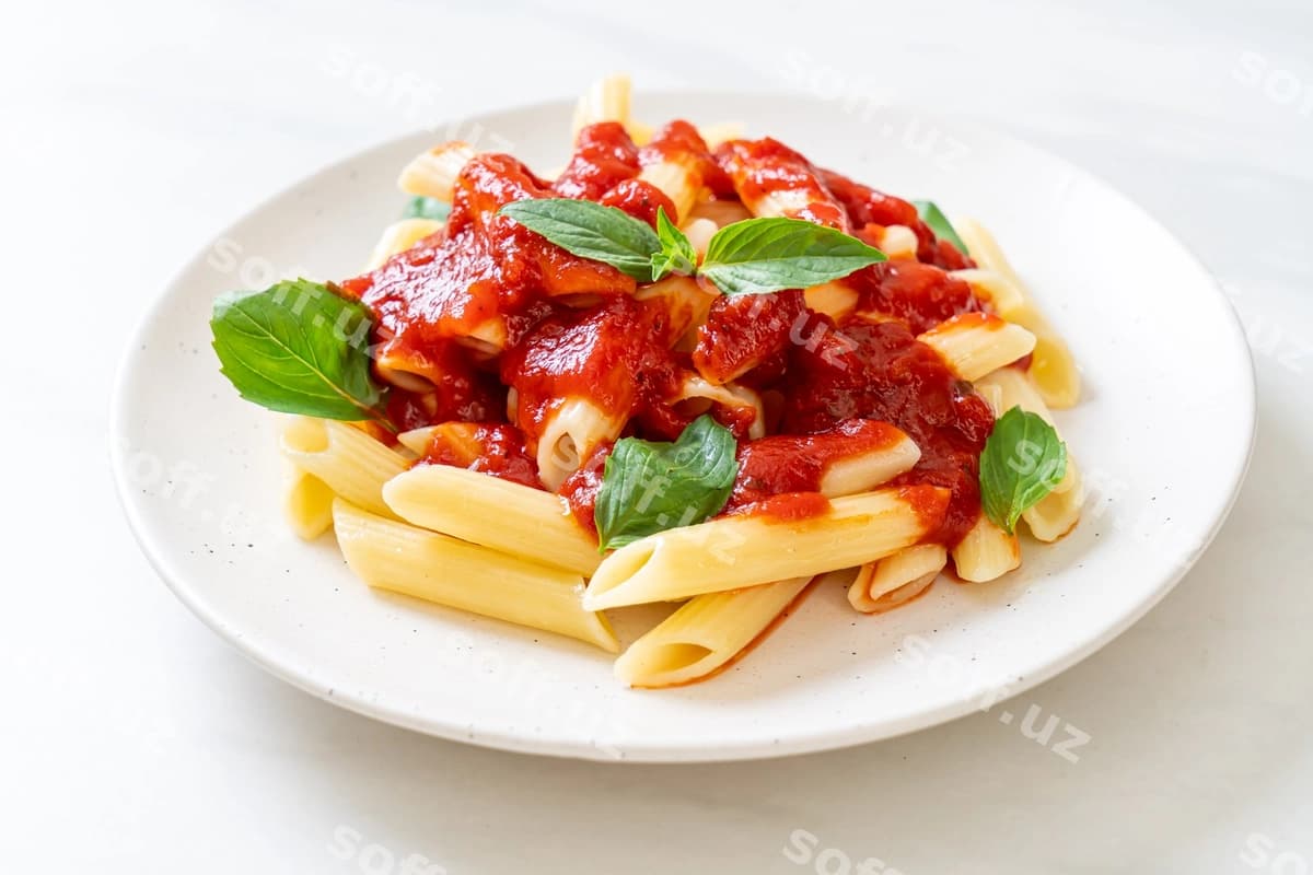 Penne pasta pomidor sosi | Penne pasta tomato sauce