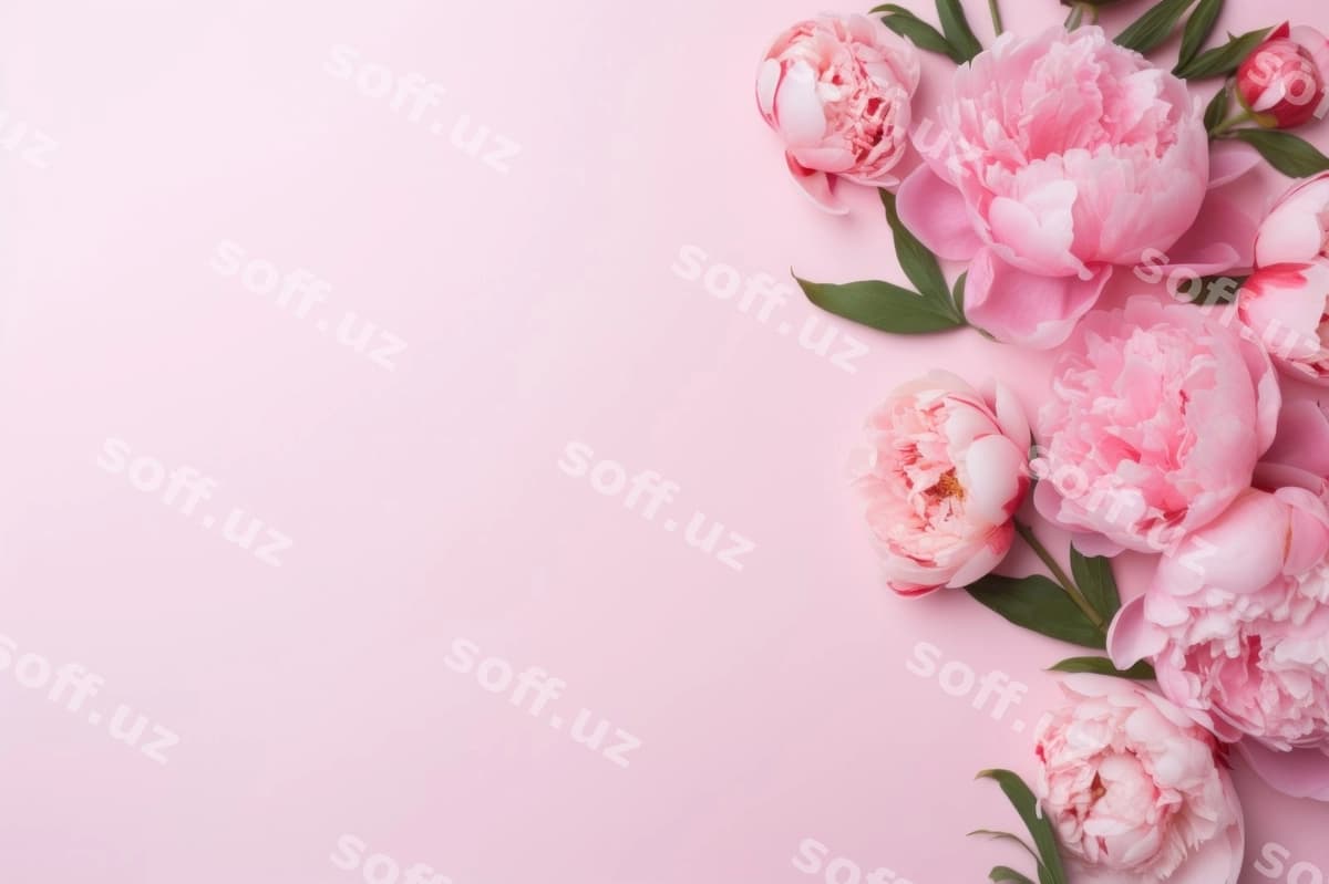 Pionarlar gul petal o'simlik | Peonies flower petal plant