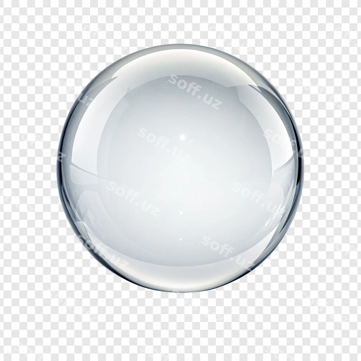 Fotorealistik shaffof gurglatma | Photorealistic transparent bubble