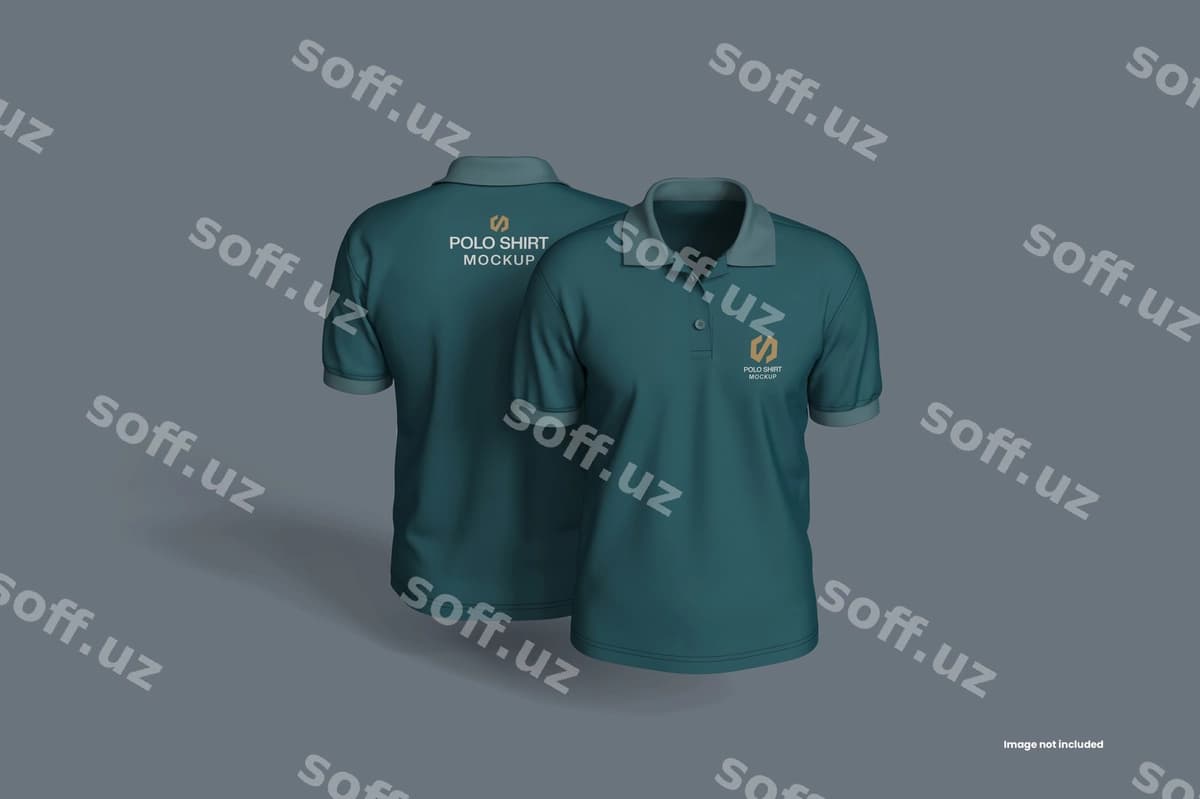 Polo futbolka namunasi | Polo shirt mockup