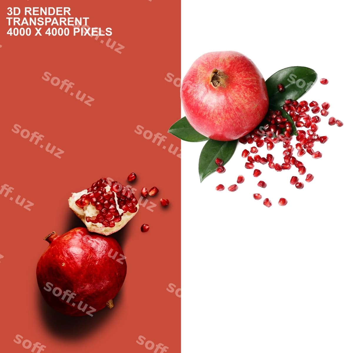 Anor suvi shaffof fonda | Pomegranate juice transparent background