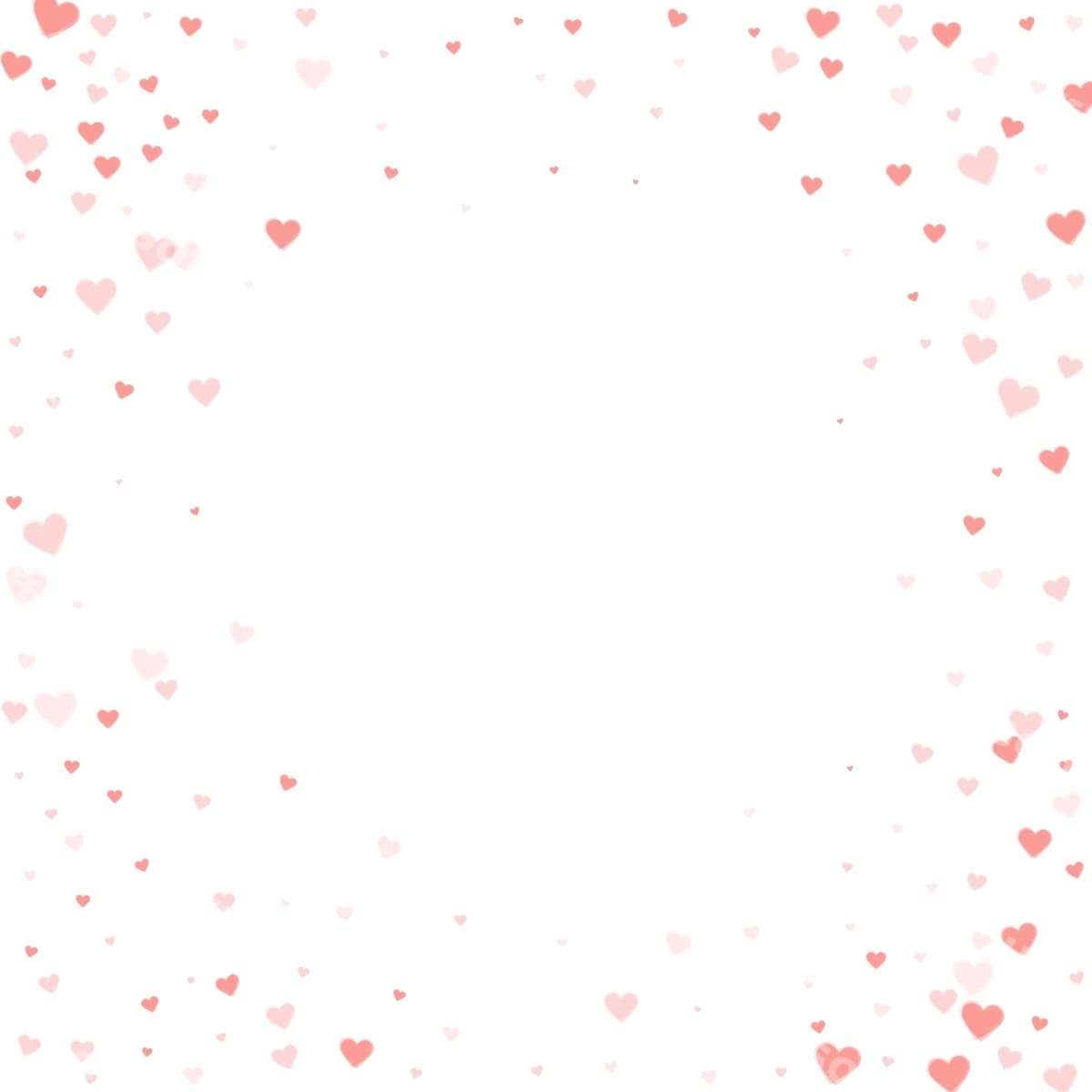 Qizil yuraklar oq orqa fonda tarqatilgan | Red hearts scattered white background