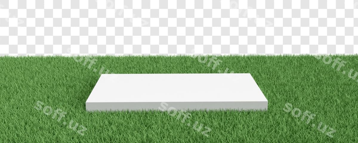 Sahna yaratuvchi oq platforma chaman | Scene creator white platform grass