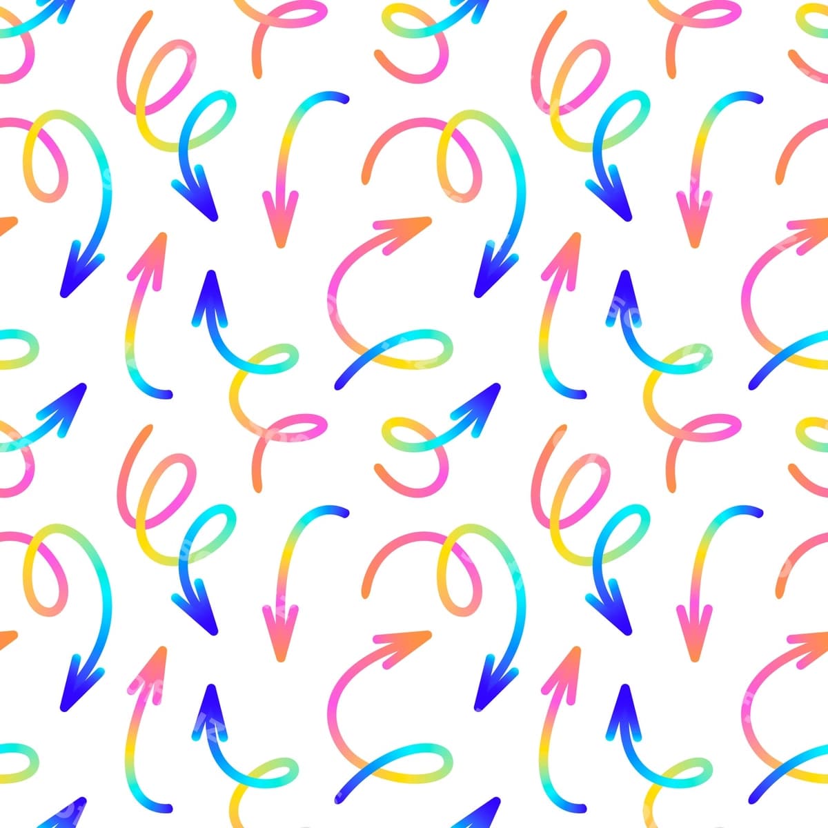 Choksiz naqsh rangli gradient strelkalar | Seamless pattern colorful gradient arrows