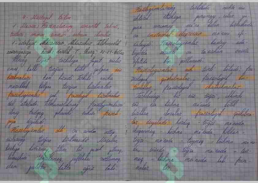 Tilshunoslik nazariyasidan mustaqil ta'lim