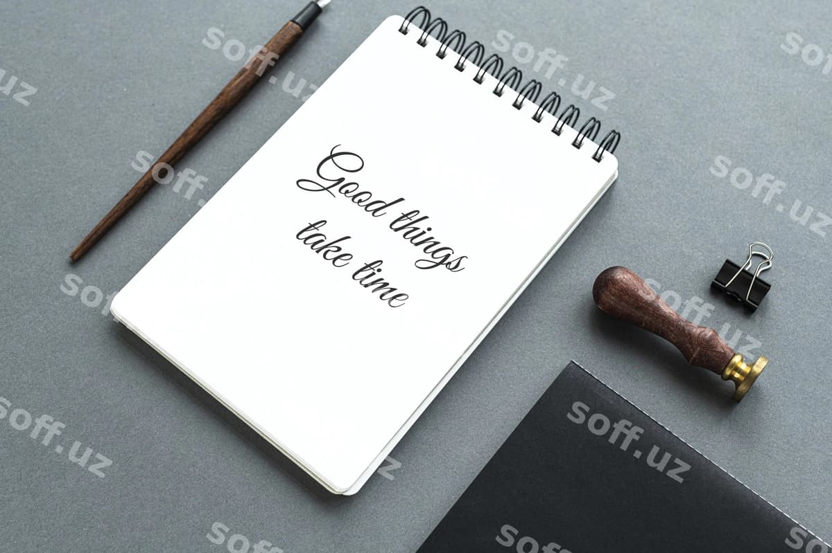 Moslashilmaydi ish joyi | Set stationery workspace