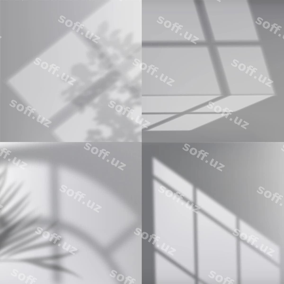 So'yalar tuzilmalar realistik uslub | Shadows compositions realistic style