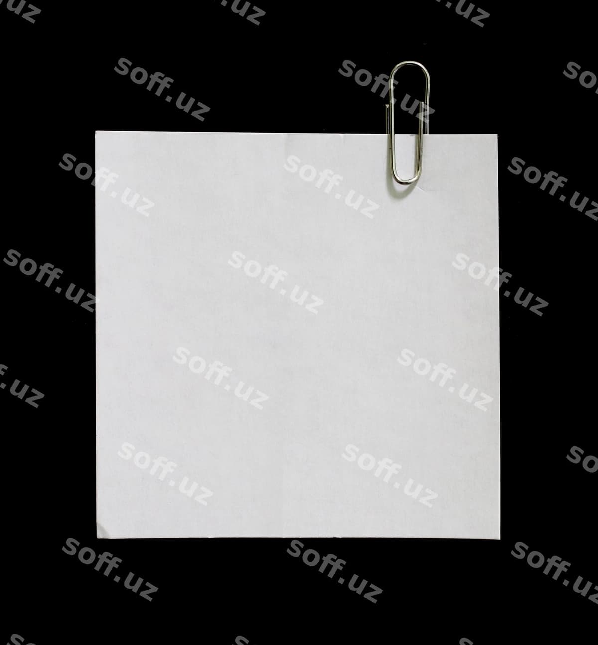Vaqr qog'oz qora | Sheet paper black