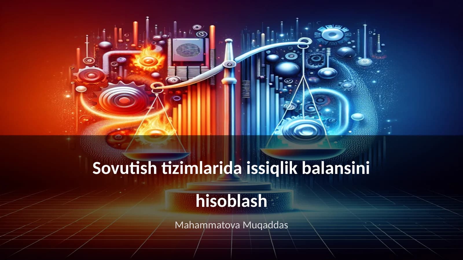 Sovutish tizimlarida issiqlik balansini hisoblash