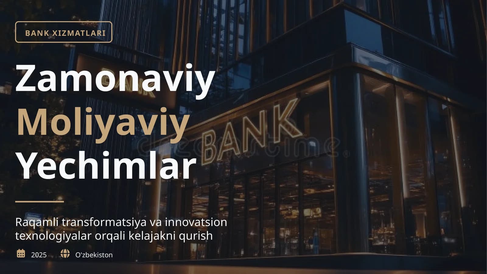 BANK XIZMATLARI