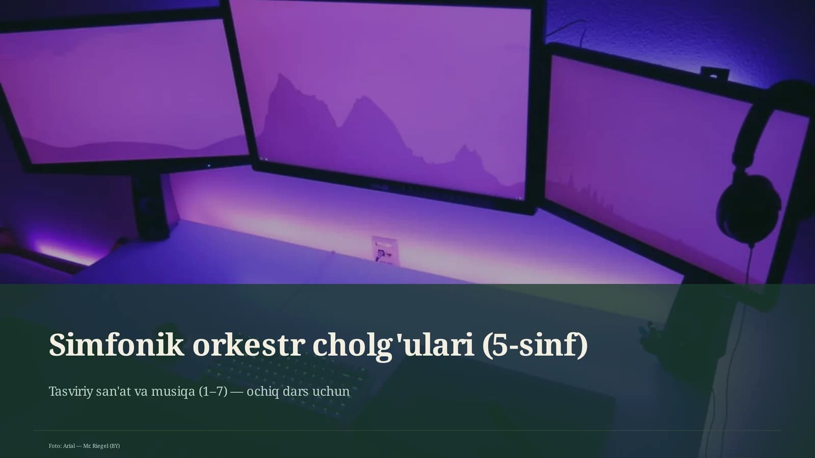 Simfonik orkestr cholg'ulari (5-sinf)