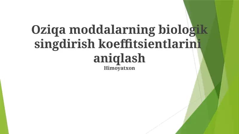 Biodegradatsiyani aniqlash usullari
