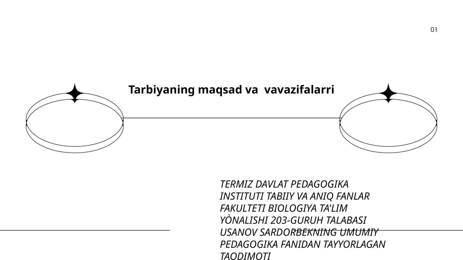 Tarbiyaning maqsad va vavazifalarri