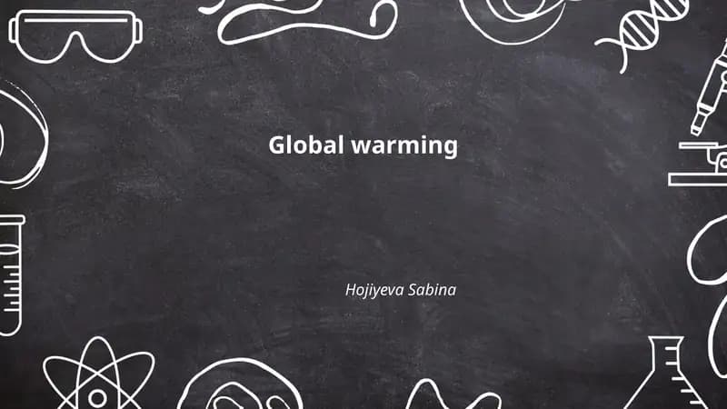 Climate Change Science