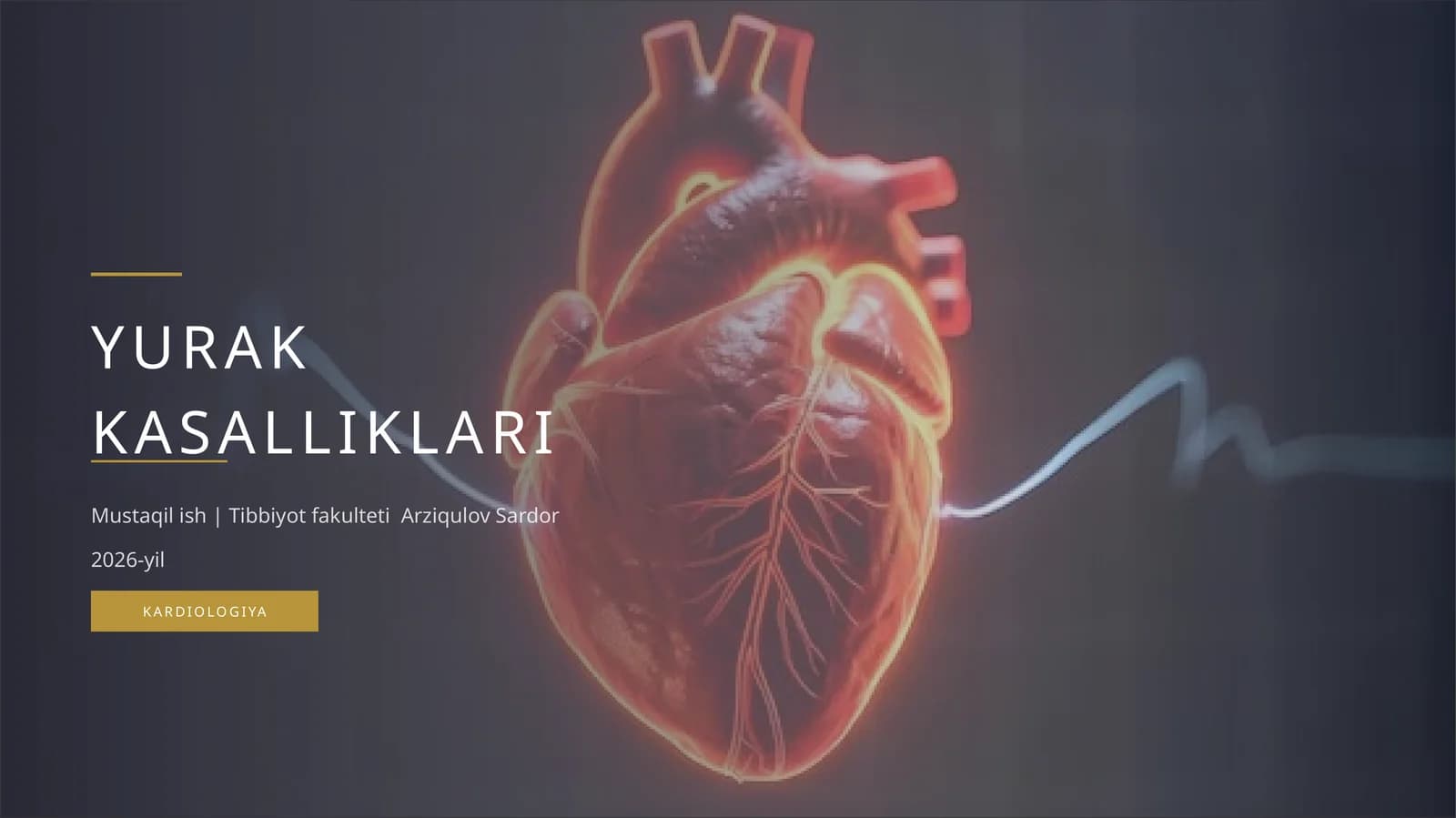 Tibbiyot talabalari uchun profissional mustaqil ish