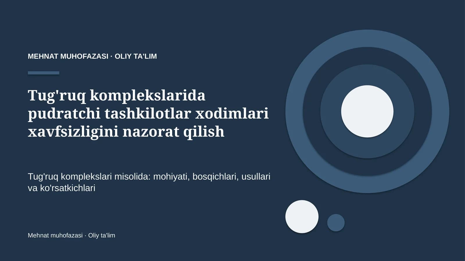 tug'ruq komplekslarida pudratchi tashkilotlar xodimlari xavfsizligini nazorat qilish 1679