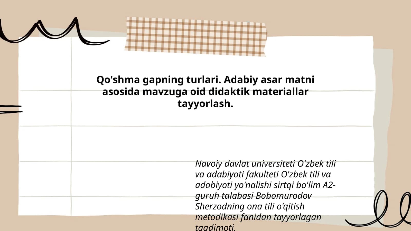 Qo'shma gapning turlari