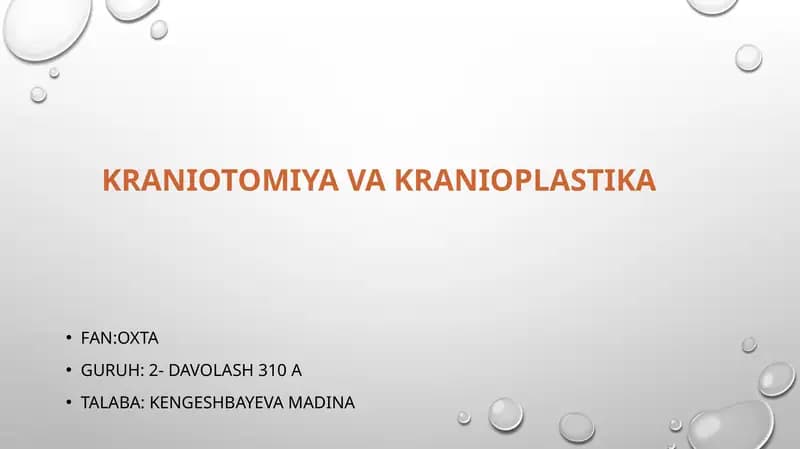 Kraniotomiya
