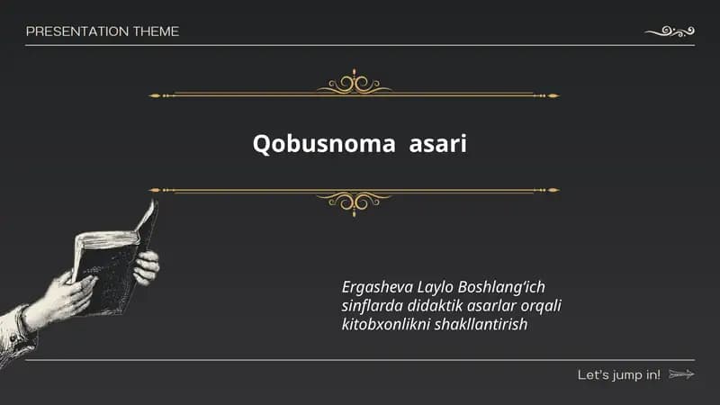 Qobusnoma asari