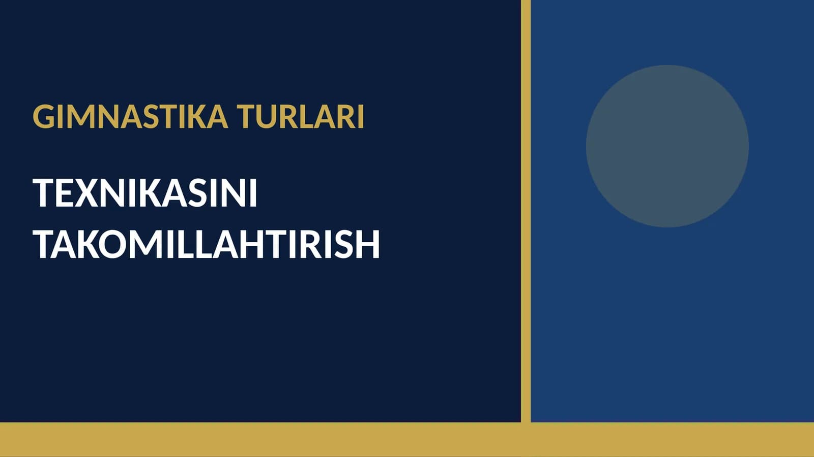 GIMNASTIKA TURLARI