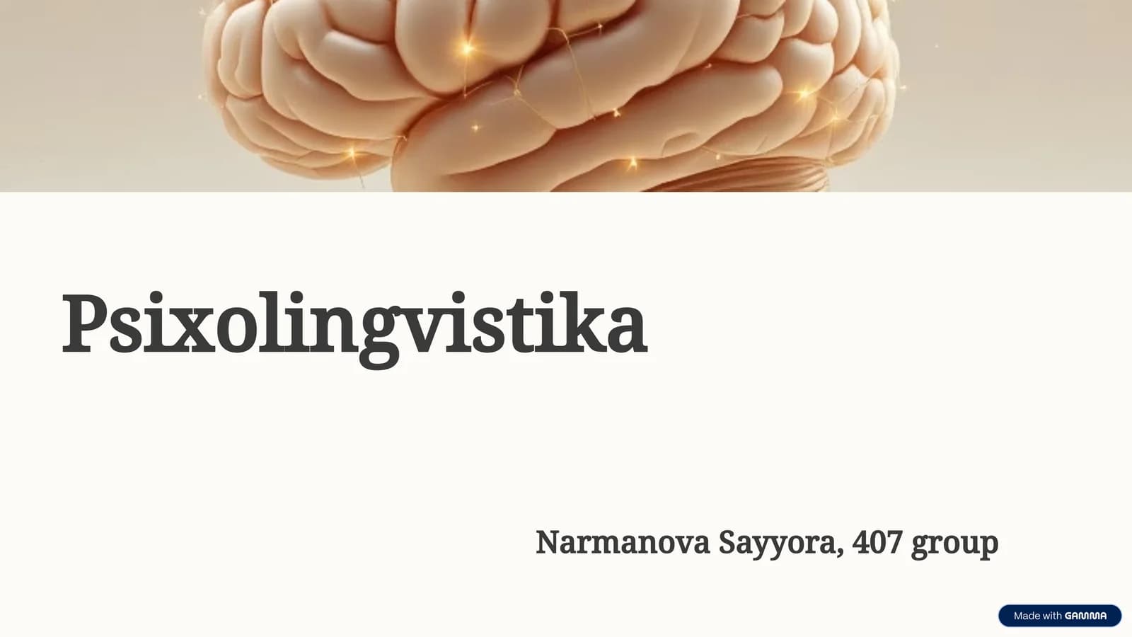 Psixolingvistika: Til va Tafakkurning Sirli Dunyosi