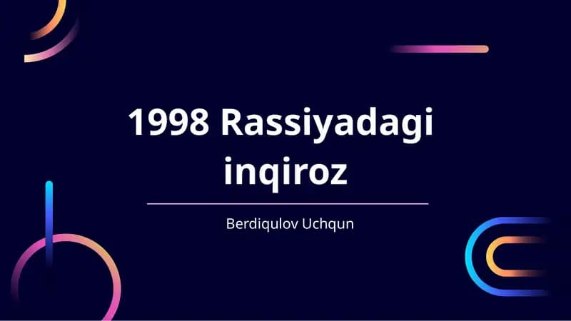 1998 Rassiyadagi inqiroz