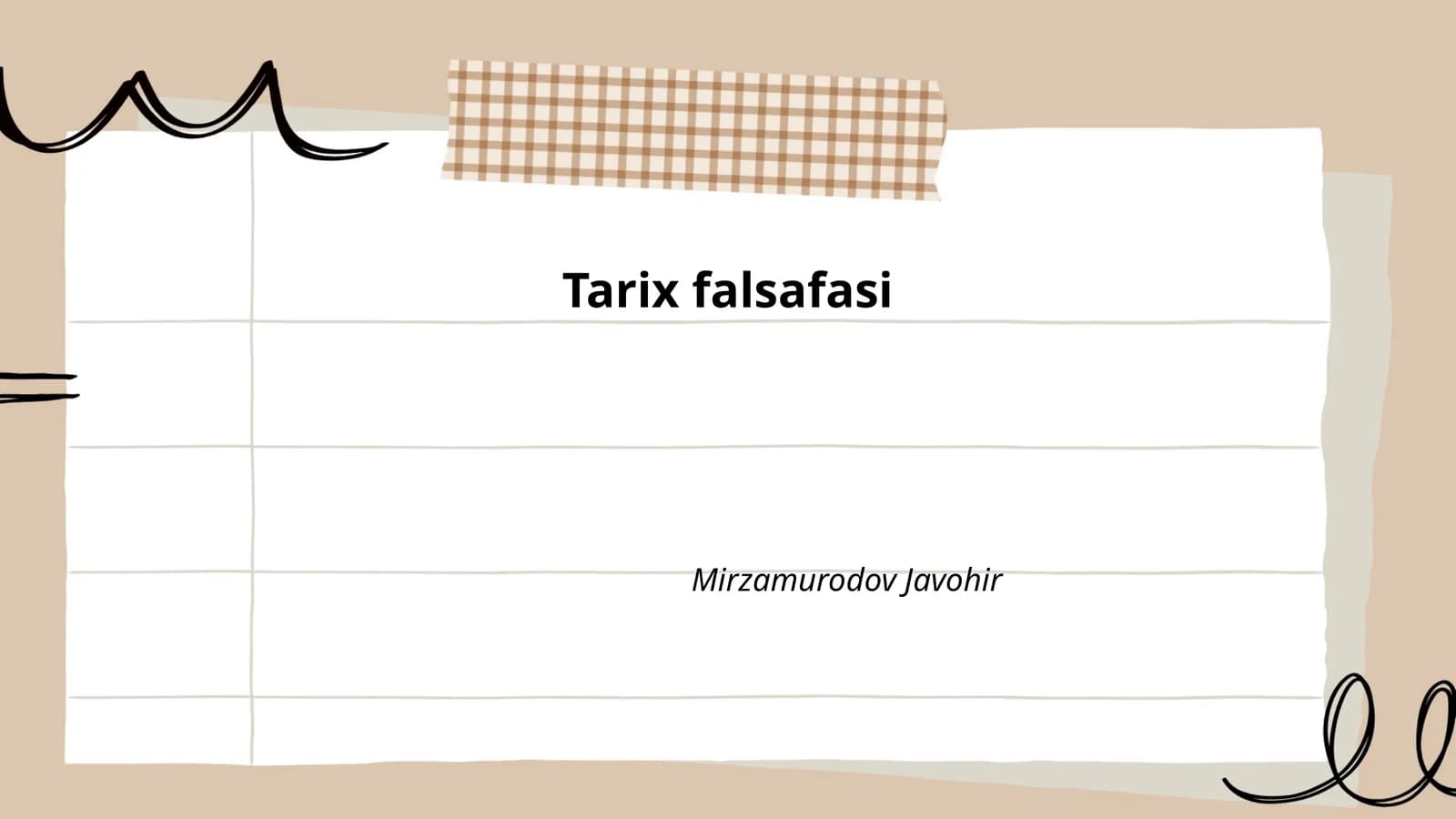 Tarix falsafasi