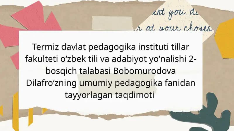 Fuqarolik tarbiyasi