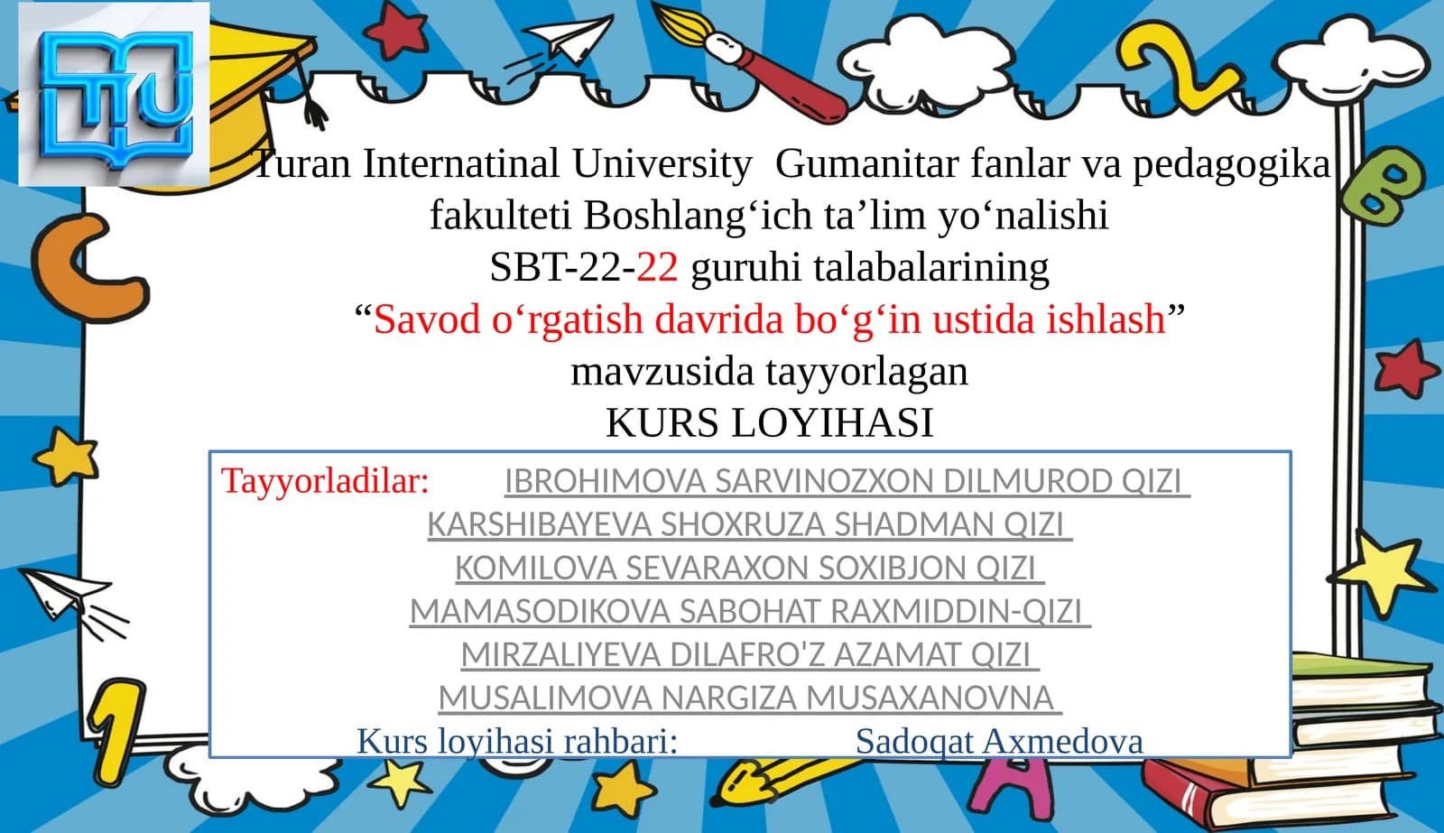 Savodo‘rgatishdavridabo‘g‘inustidaishlash