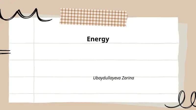 Energy