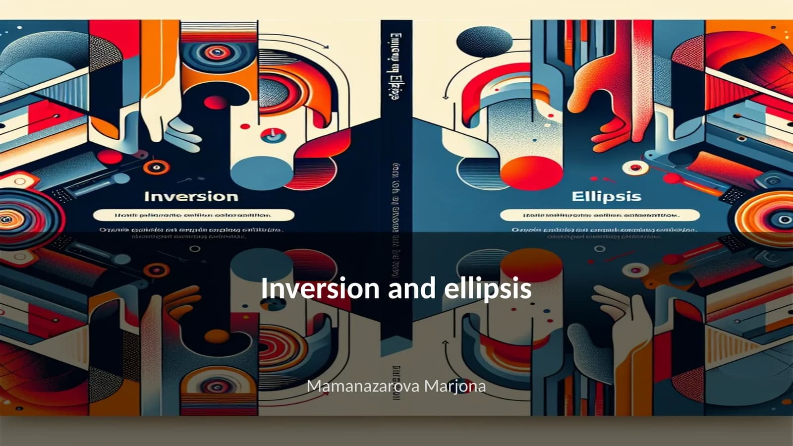 Inversion and ellipsis