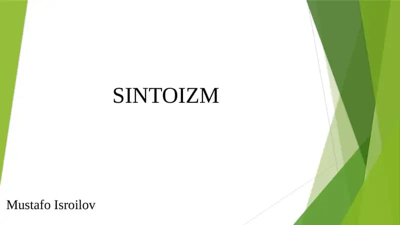 SINTOIZM