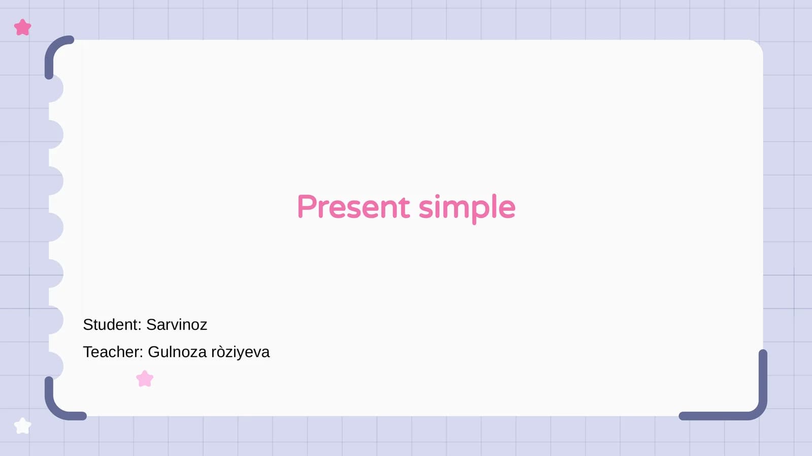 Present Simple