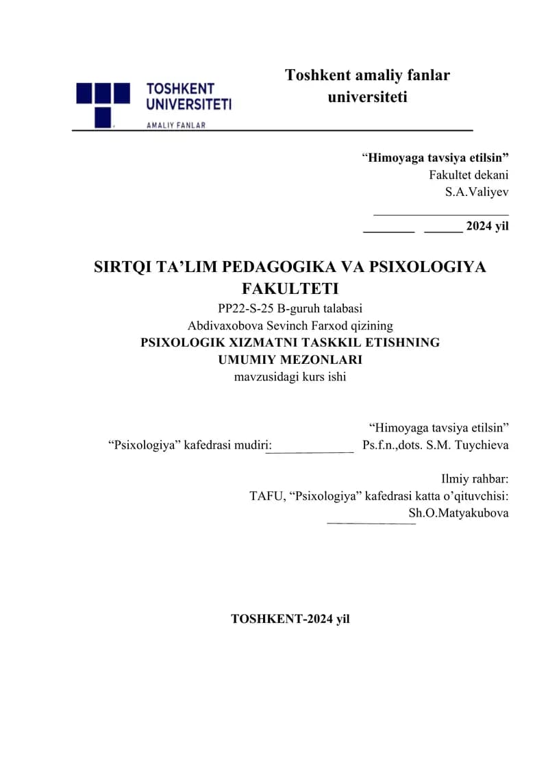psixologik xizmat mezonlar.