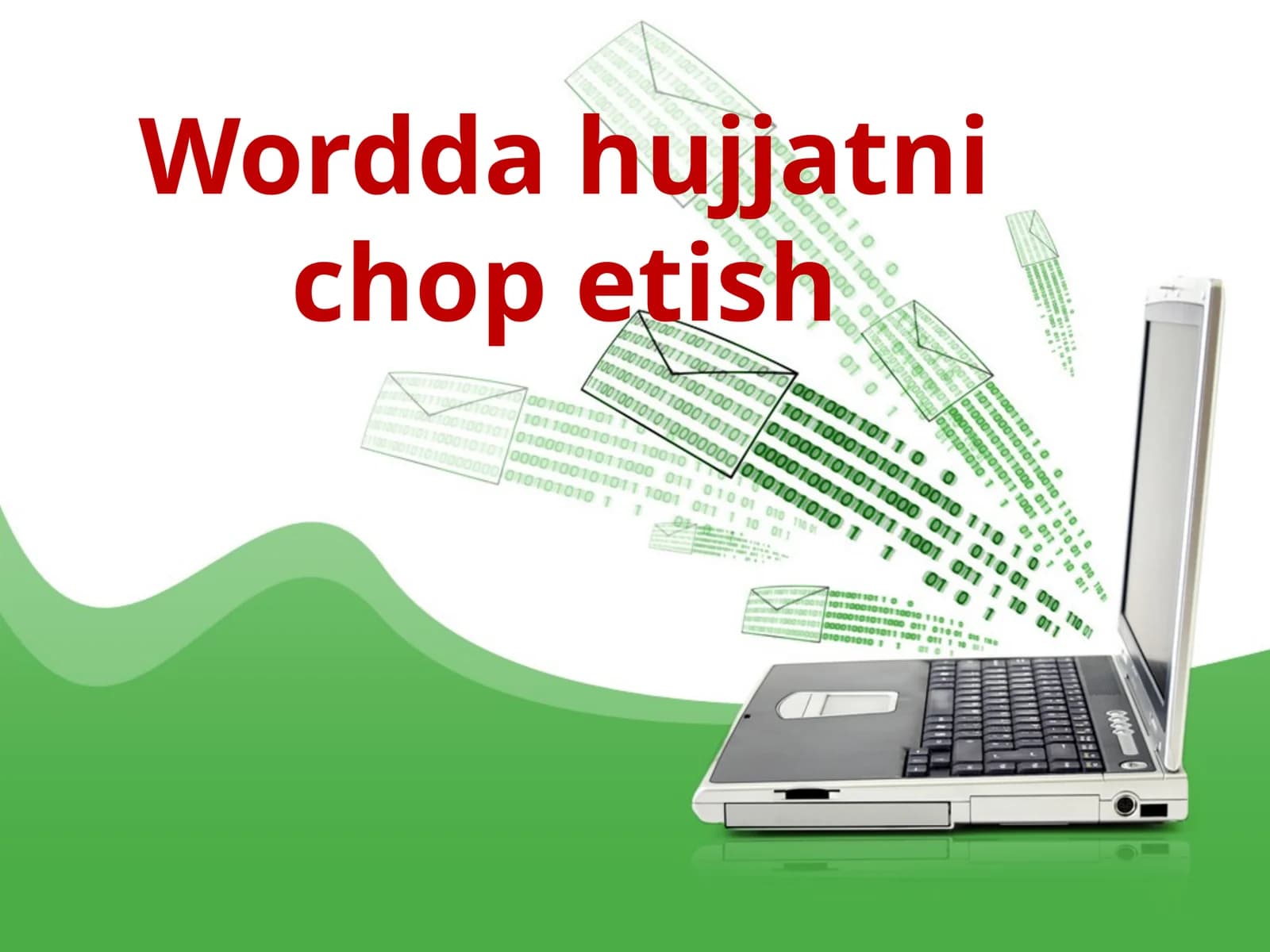 Wordda hujjatni chop etish