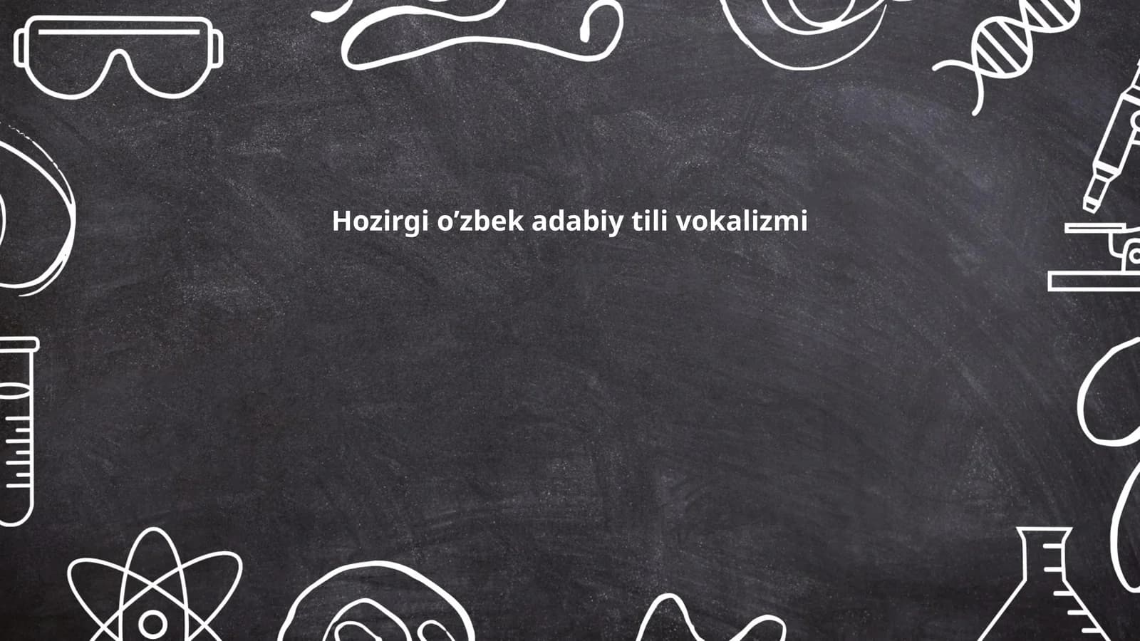 O'zbek adabiy tili vokalizmi