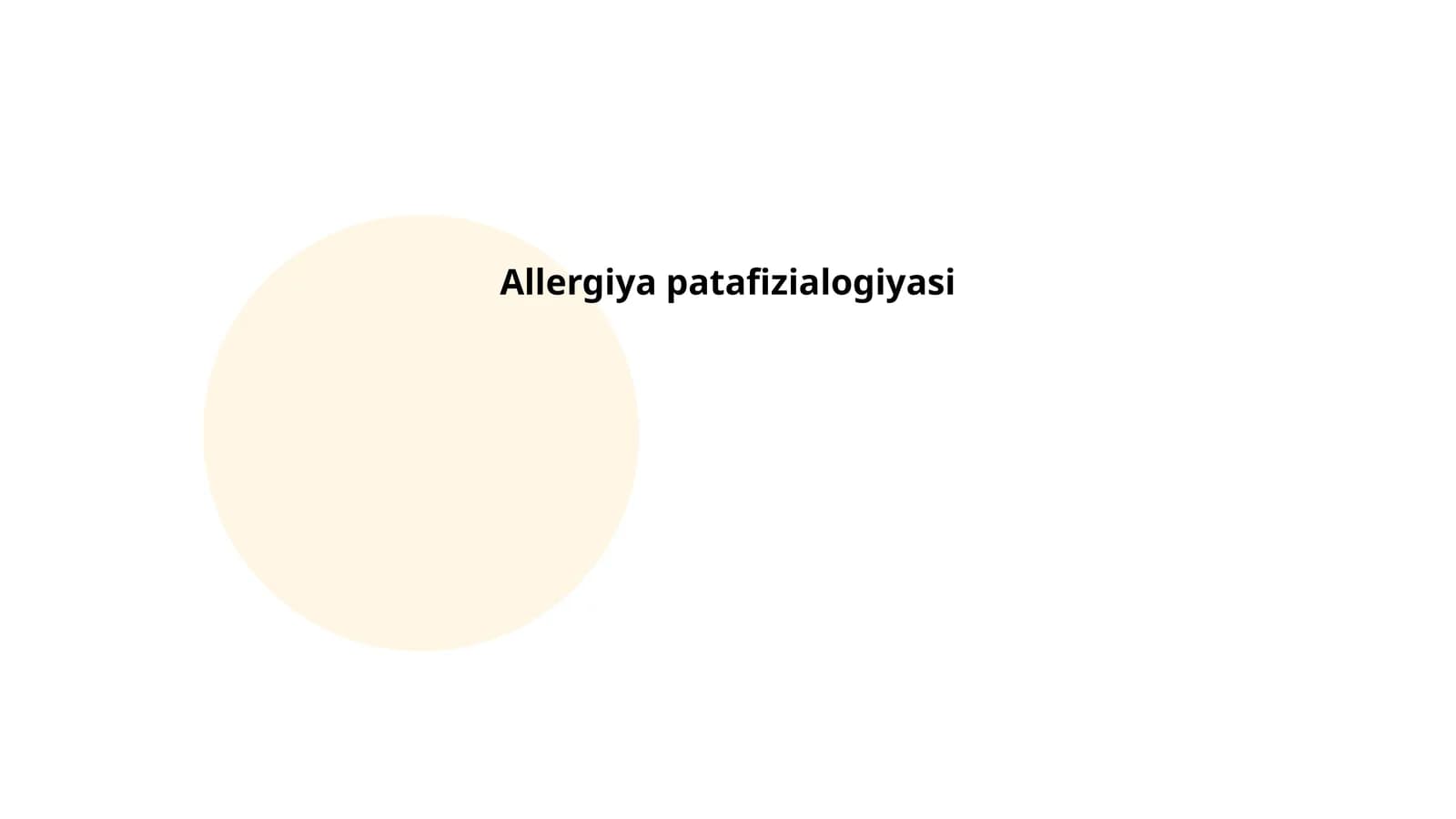 Allergiya patafizialogiyasi