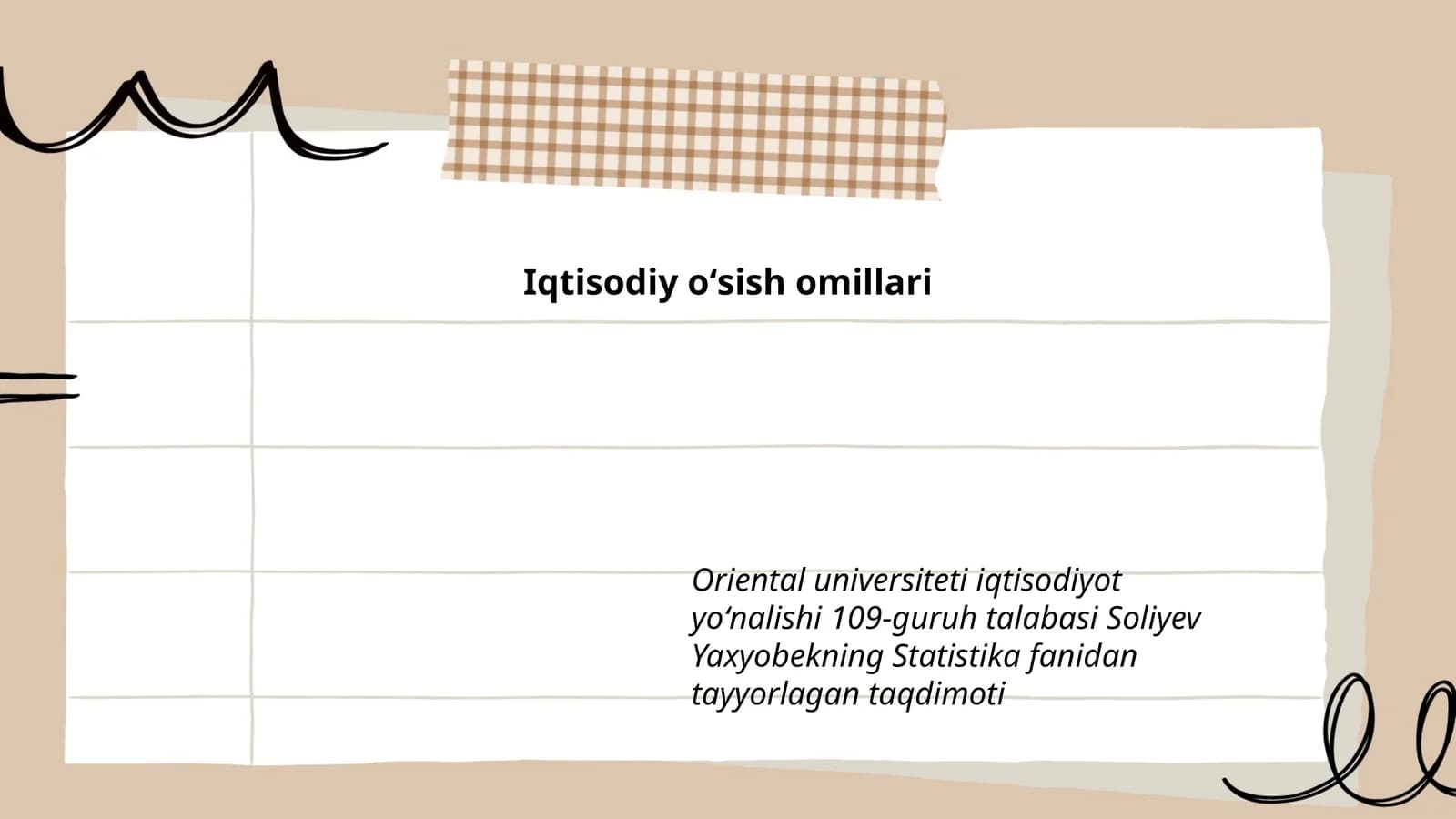 Iqtisodiy oʻsish omillari