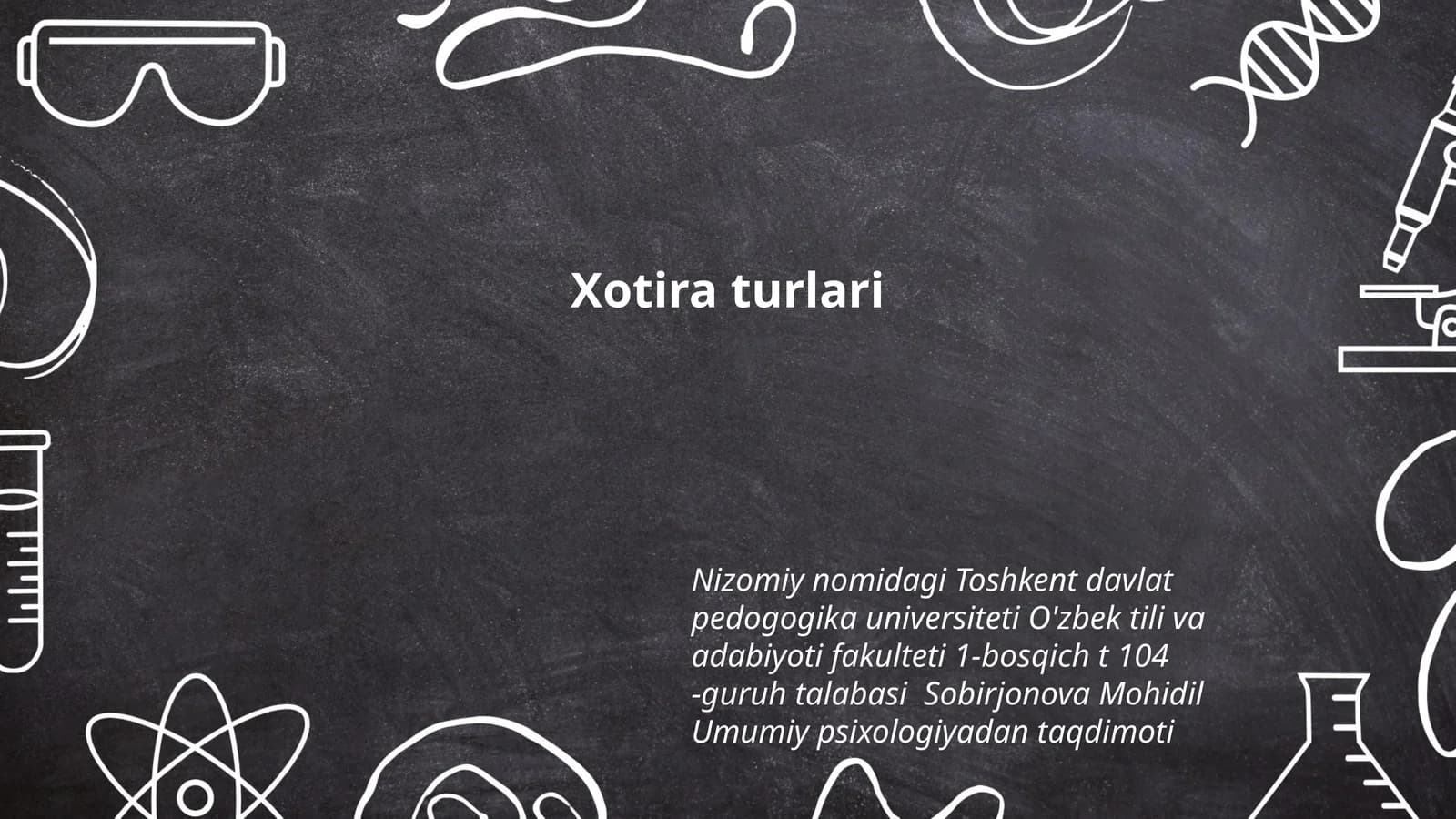 Xotira turlari