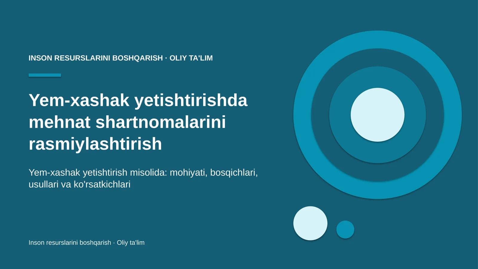 Yem-xashak yetishtirishda mehnat shartnomalarini rasmiylashtirish