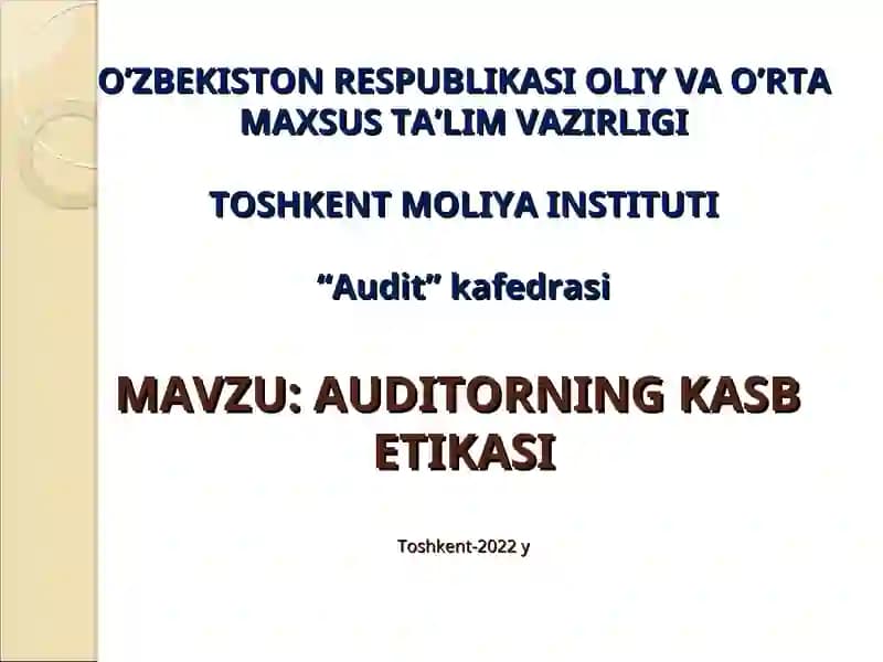 AUDITORNING KASBETIKASI