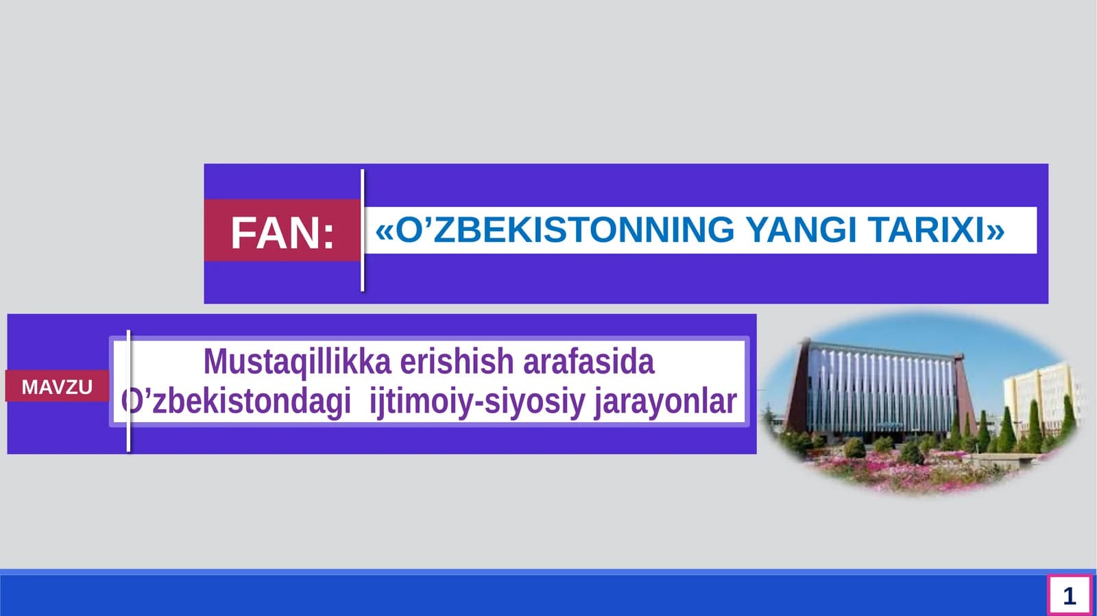 Mustaqillikka erishish arafasida O’zbekistondagi  ijtimoiy-siyosiy jarayonlar