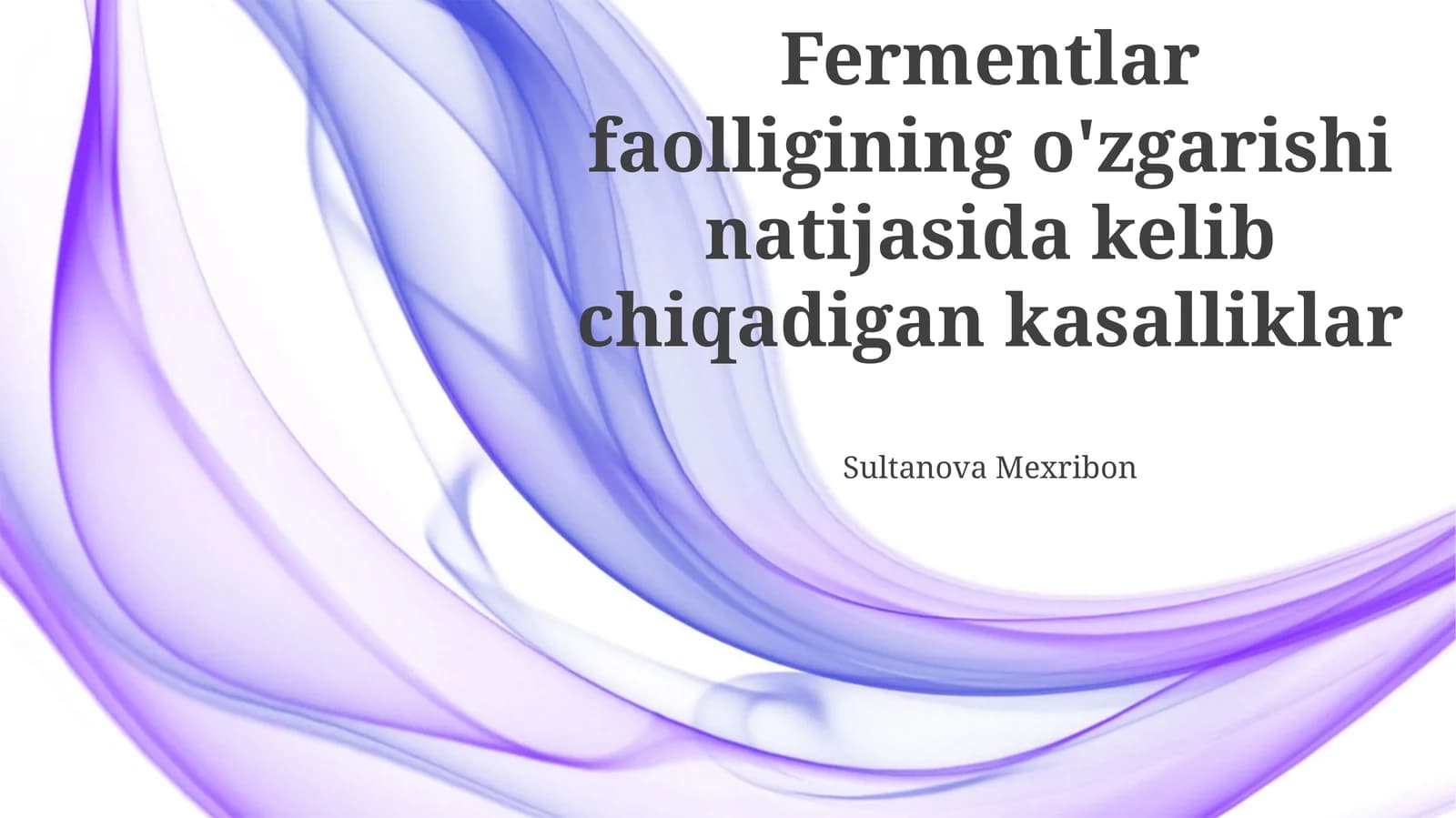Enzimlar va Metabolik Kasalliklar: Kirish