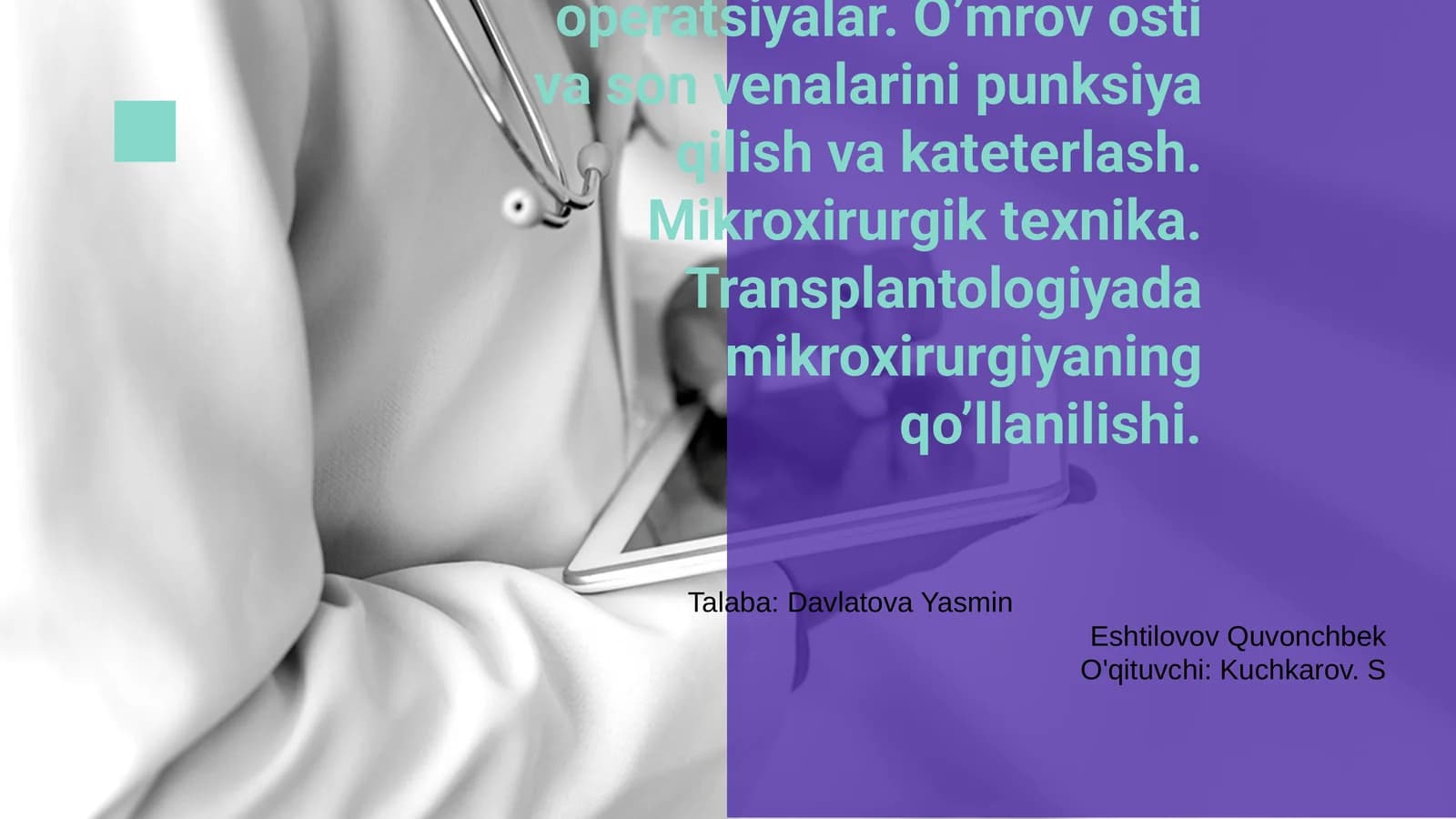 Endovaskulyar Operatsiyalar Nima?