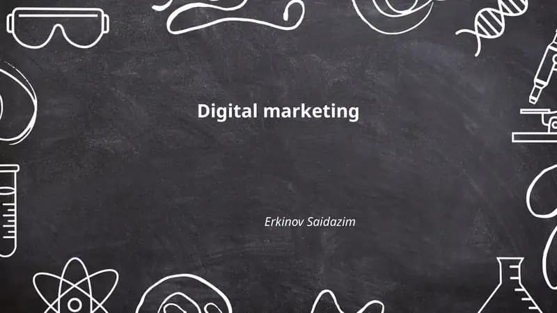 Digital marketing